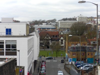 View Westwards down Kingswood Street, Brighton (March 2013)