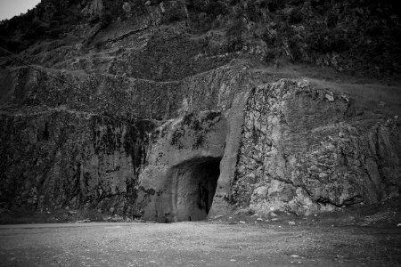 View of the tunnel at Bekhma Dam