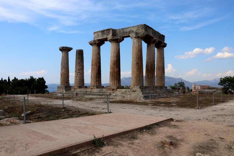 View of the Temple of Apollo (Corinth) on 3 June 2018