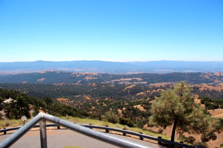 View west from Mt Hamilton, Aug 2019 1
