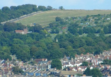View towards Race Hill from Howard Place, Brighton (August 2013)