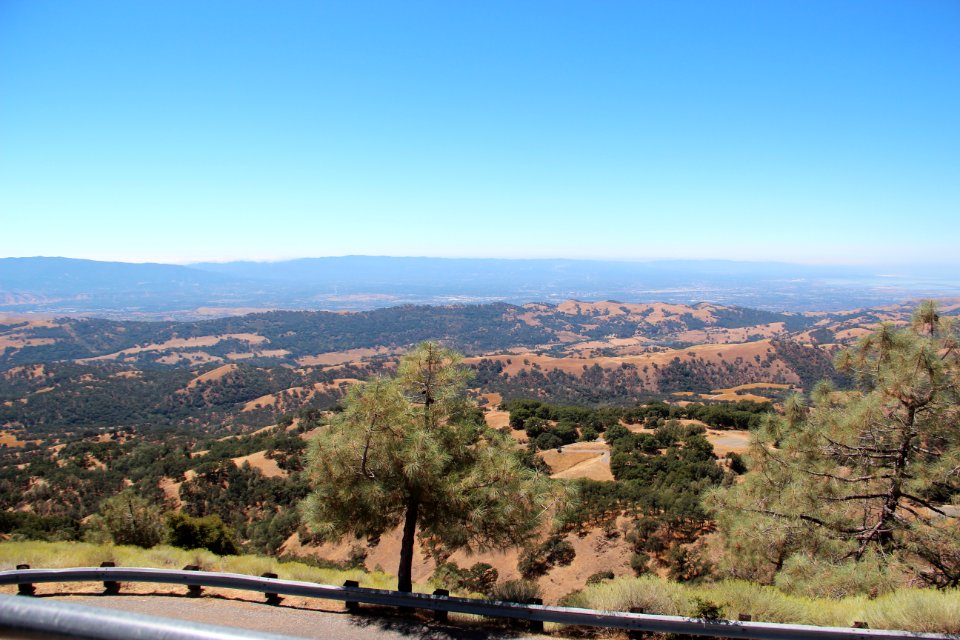 View west from Mt Hamilton, Aug 2019 2