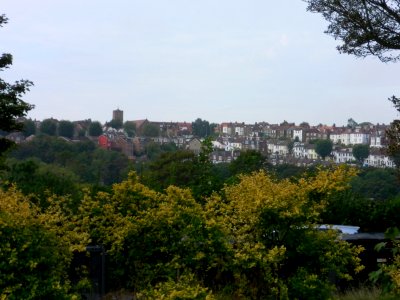 View Southwestwards towards Prestonville from Preston Drove, Brighton (September 2011)
