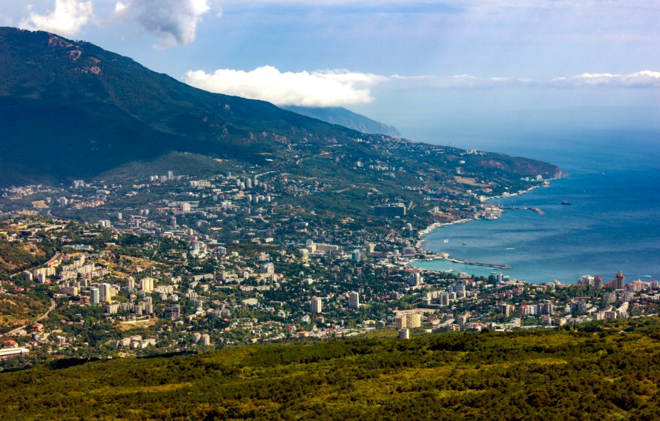 View to Yalta, Crimea