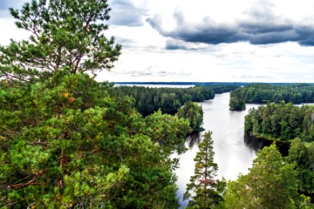 View to NW from Kaukolanharju tower