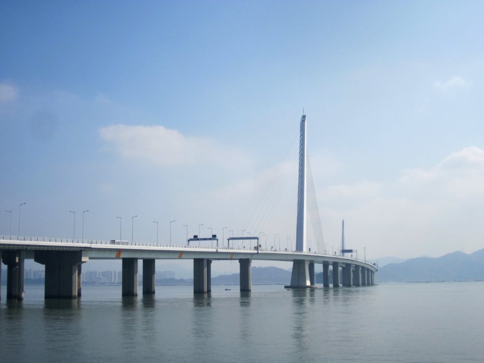 View of Shenzhen Bay Bridge from the coast1