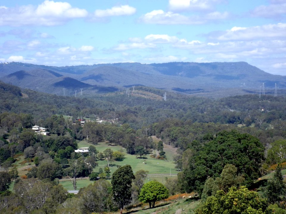 View south from Needham Road in Luscombe, Queensland 2