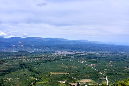 View of Sparta from Mystras on 15 May 2019