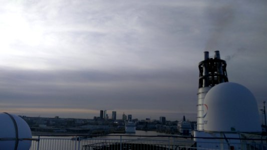 View of Tallin from ship deck 3