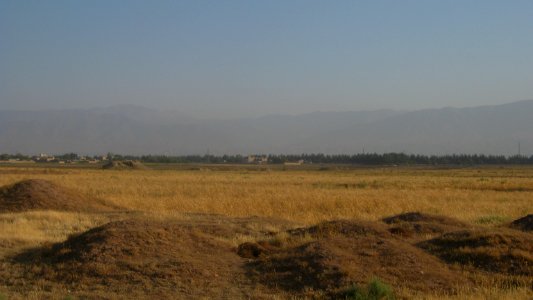 View of Southeast cityside of Nishapur from Erfan blv 6
