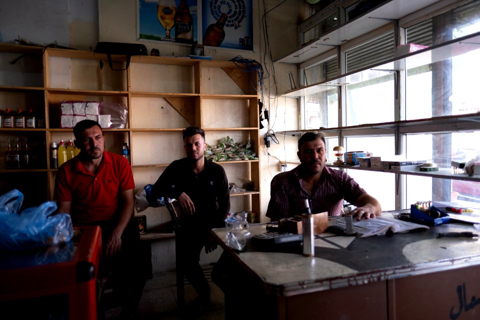 Views of a cafe in June of 2019 in Sinjar 06