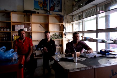 Views of a cafe in June of 2019 in Sinjar 06