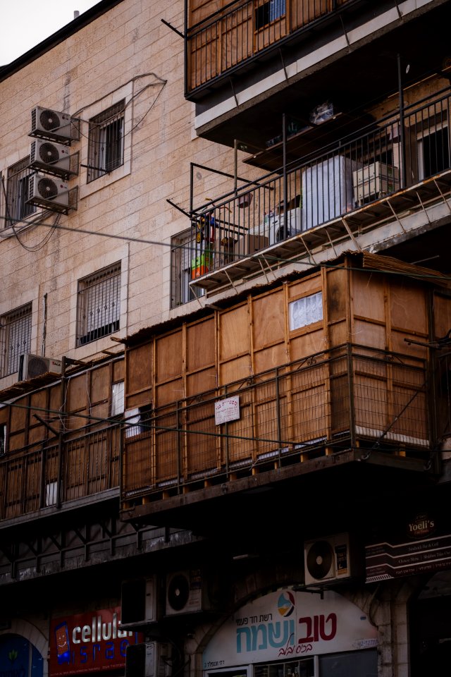 Views in and around Mea Shearim neighborhood in Jerusalem in October 2019 during Sukkot 27