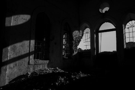 Views in 28th June 2019 around a villa in Sinjar, used by the Islamic State and then the PMF as a base 10