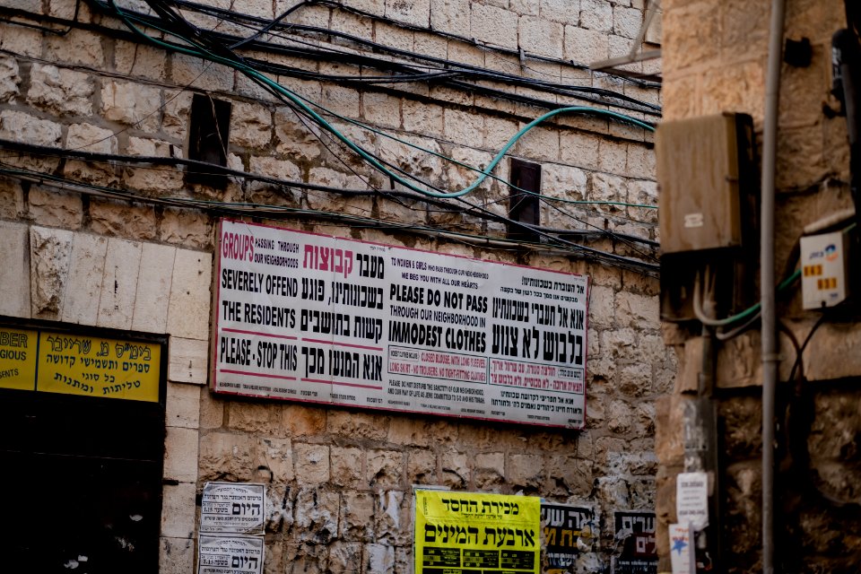 Views in and around Mea Shearim neighborhood in Jerusalem in October 2019 during Sukkot 16