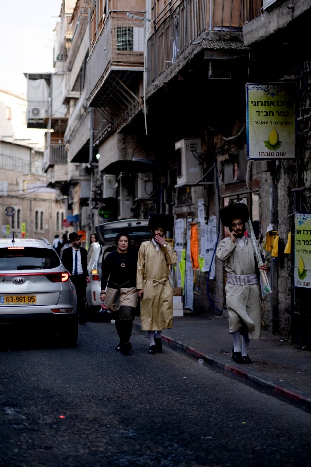 Views in and around Mea Shearim neighborhood in Jerusalem in October 2019 during Sukkot 18