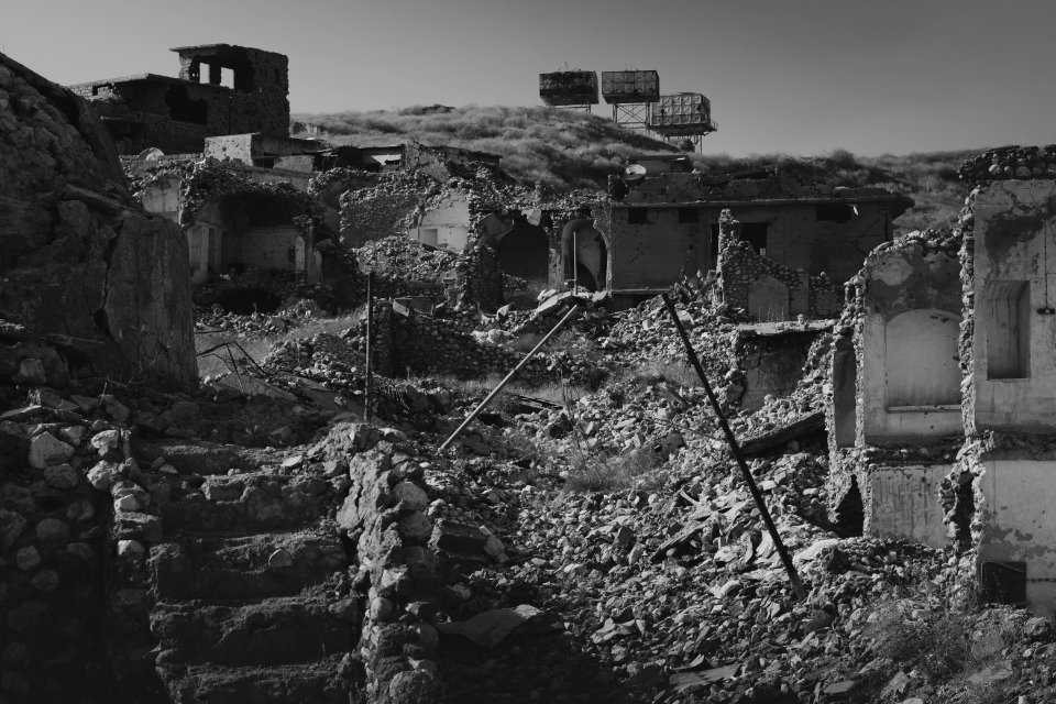 Views in and around (including across the street) on 28th June 2019 at the Catholic cathedral in Sinjar 14
