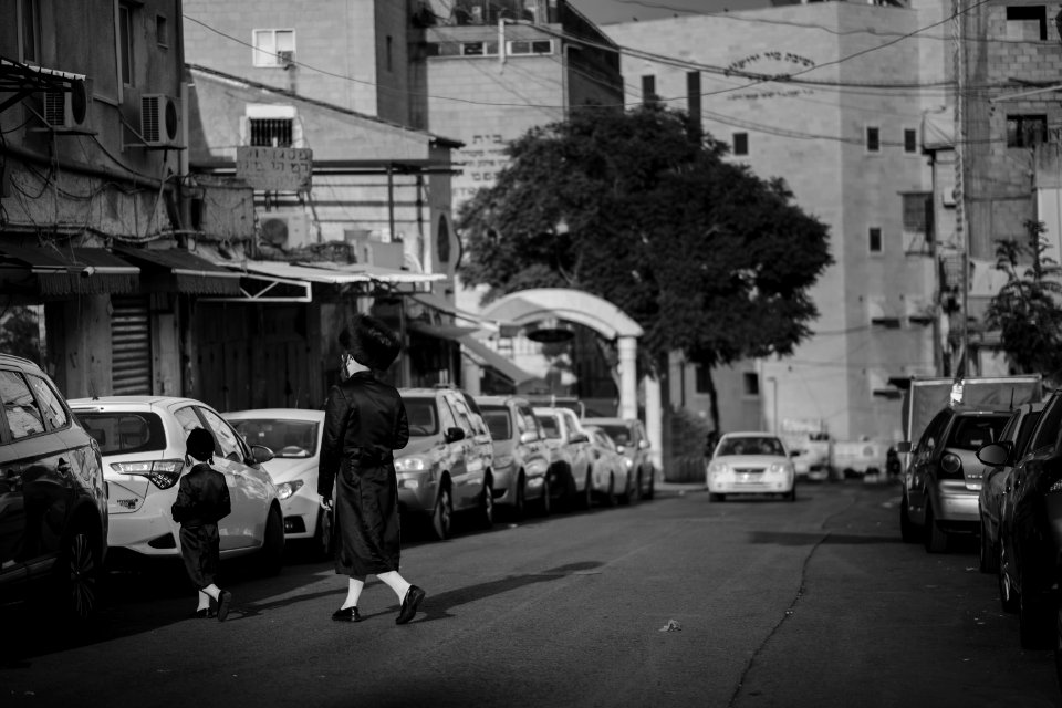 Views in and around Mea Shearim neighborhood in Jerusalem in October 2019 during Sukkot 23