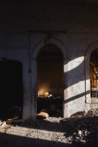 Views in 28th June 2019 around a villa in Sinjar, used by the Islamic State and then the PMF as a base 09