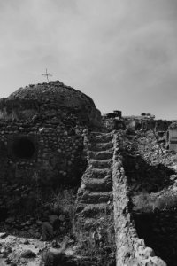 Views in and around (including across the street) on 28th June 2019 at the Catholic cathedral in Sinjar 23