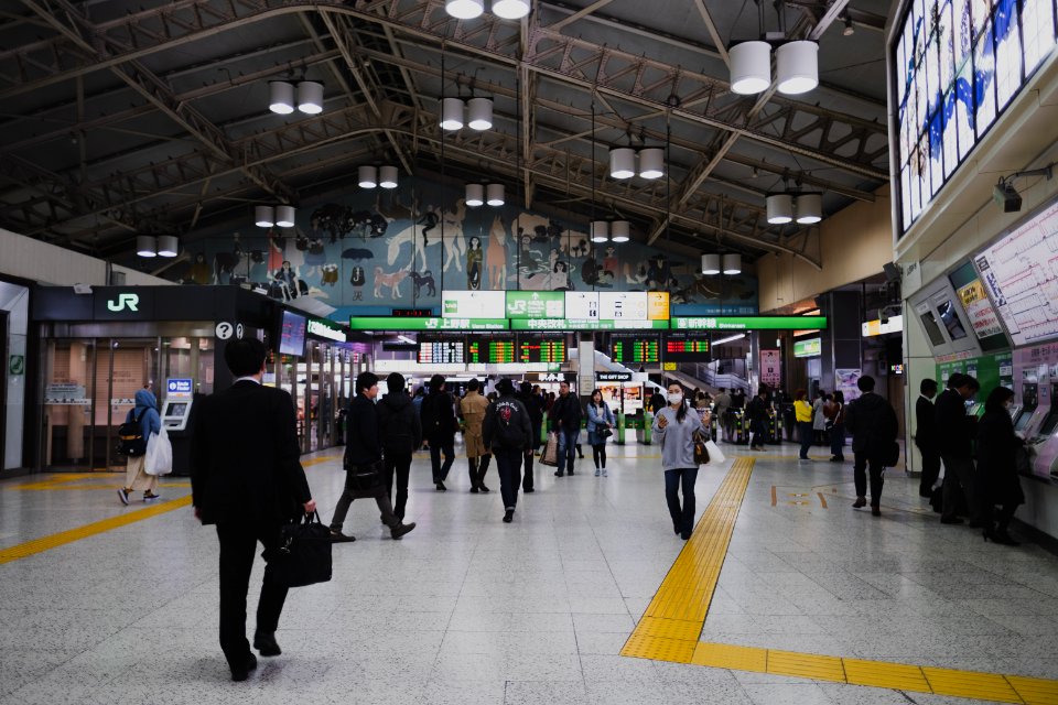 Views at night in April of 2019 around the Ueno neighborhood in Tokyo 41