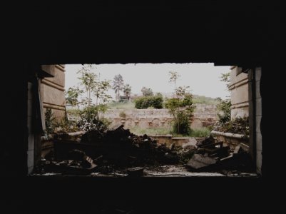 Views in April of 2019 of the castles of Saddam Hussein and his wife in the command center of Mosul 15