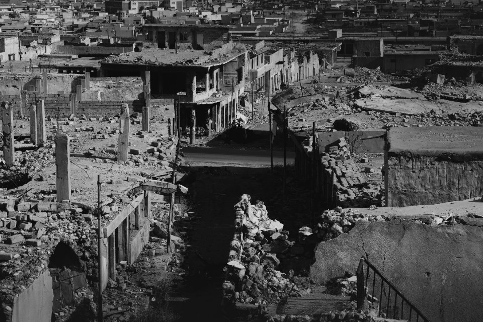 Views in and around (including across the street) on 28th June 2019 at the Catholic cathedral in Sinjar 16