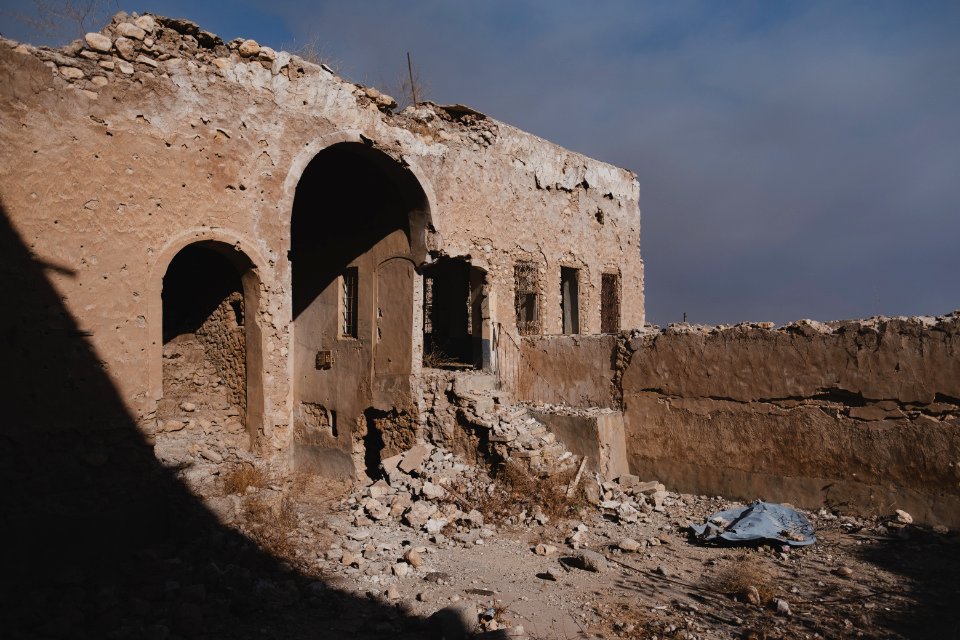 Views in and around (including across the street) on 28th June 2019 at the Catholic cathedral in Sinjar 10