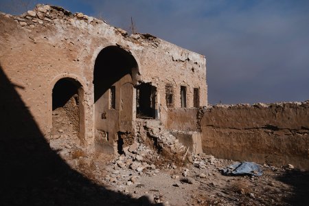 Views in and around (including across the street) on 28th June 2019 at the Catholic cathedral in Sinjar 10