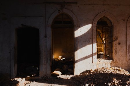 Views in 28th June 2019 around a villa in Sinjar, used by the Islamic State and then the PMF as a base 11