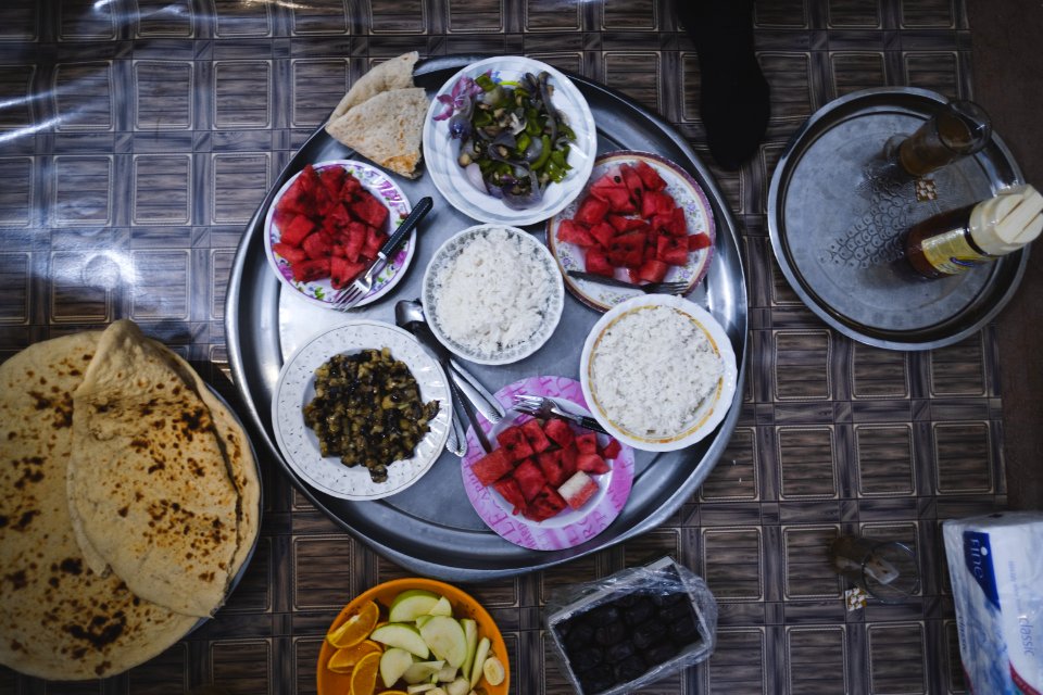 Views in April of 2019 of dinner in Shingal 10