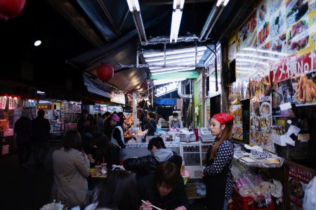 Views at night in April of 2019 around the Ueno neighborhood in Tokyo 07