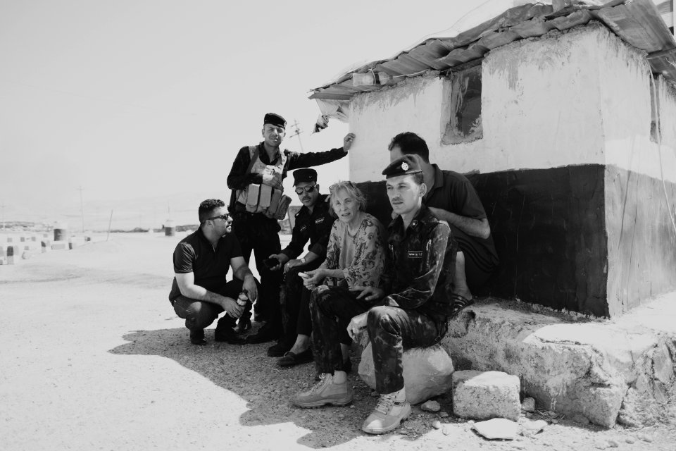 Views at the checkpoint at the road to Hardan village in Sinjar area 13