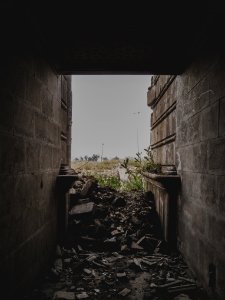 Views in April of 2019 of the castles of Saddam Hussein and his wife in the command center of Mosul 18