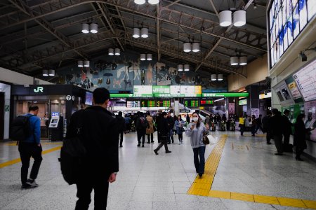 Views at night in April of 2019 around the Ueno neighborhood in Tokyo 25