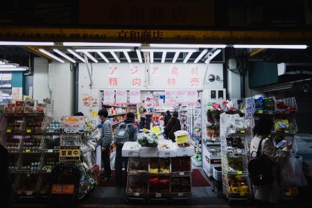 Views at night in April of 2019 around the Ueno neighborhood in Tokyo 42