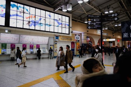 Views at night in April of 2019 around the Ueno neighborhood in Tokyo 38