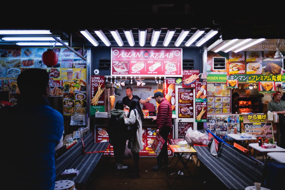 Views at night in April of 2019 around the Ueno neighborhood in Tokyo 30