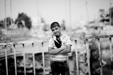 Views along the riverside of the Tigris in Mosul in summer of 2019, after war with the Islamic State 24