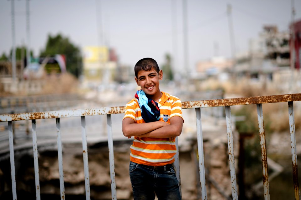 Views along the riverside of the Tigris in Mosul in summer of 2019, after war with the Islamic State 23