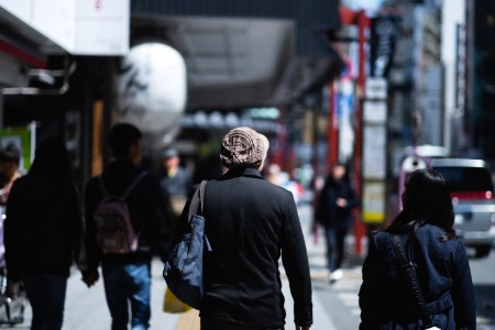 Views around Asakusa neighborhood in April of 2019 in Tokyo 06