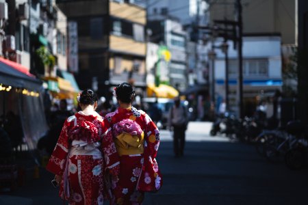 Views around Asakusa neighborhood in April of 2019 in Tokyo 15