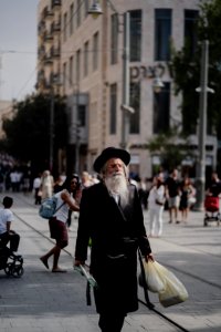 Views along Jaffa street in October of 2019 during the Sukkot holiday 10