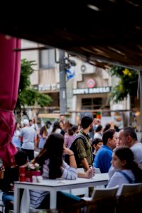 Views along Jaffa street in October of 2019 during the Sukkot holiday 14