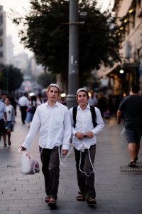 Views along Jaffa street in October of 2019 during the Sukkot holiday 26