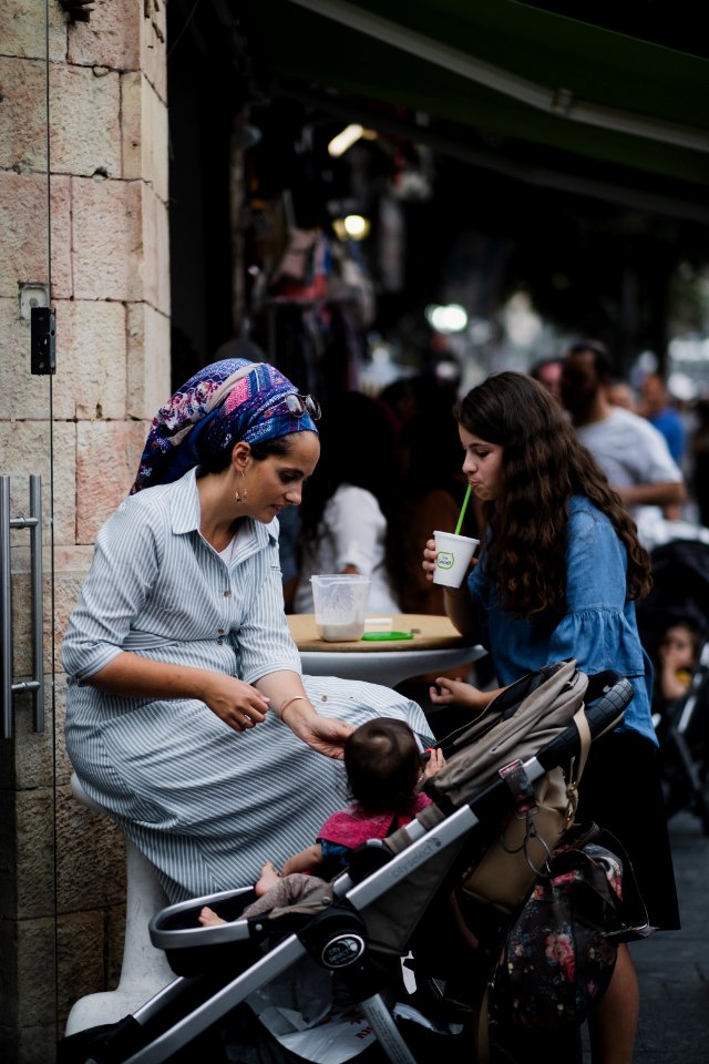 Views along Jaffa street in October of 2019 during the Sukkot holiday 22