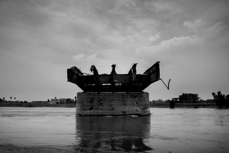 Views along the riverside of the Tigris in Mosul in summer of 2019, after war with the Islamic State 05