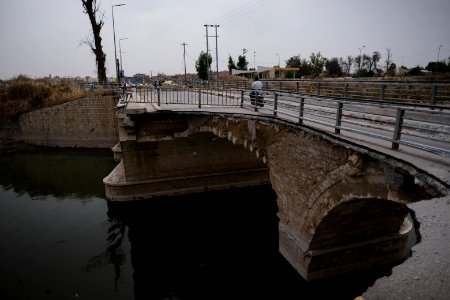Views along the riverside of the Tigris in Mosul in summer of 2019, after war with the Islamic State 10