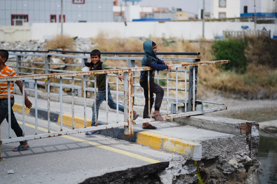 Views along the riverside of the Tigris in Mosul in summer of 2019, after war with the Islamic State 16