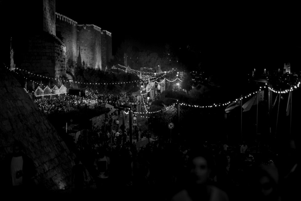 Views around a food festival near Jaffa Gate in October of 2019 during the Sukkot holiday 07